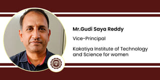 Kakatiya Institute of Technology and Science for Women, Vice-Principal: Mr.Gudi Saya Reddy Interview